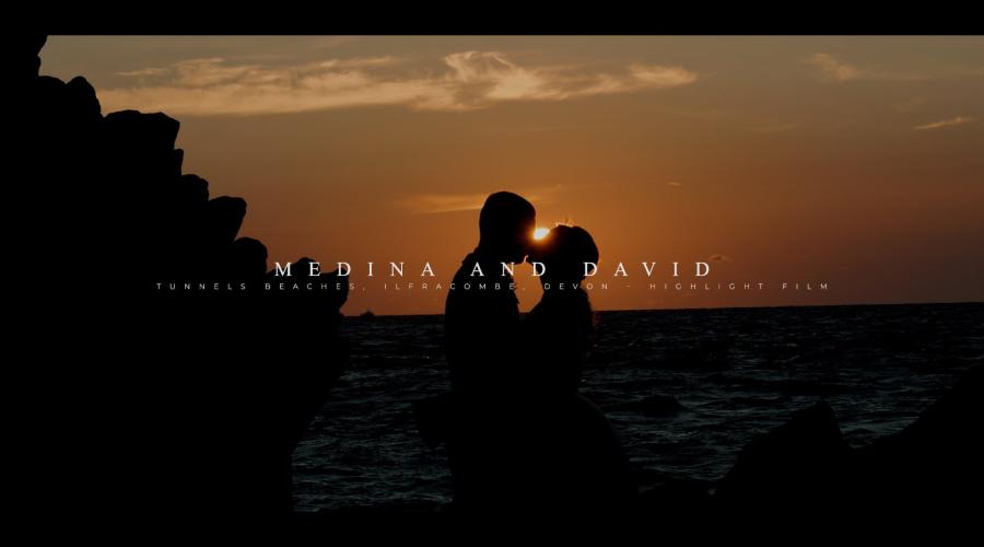 Medina and David - Elopement Wedding: Tunnels beaches, Ilfracombe, Devon - Highlight.